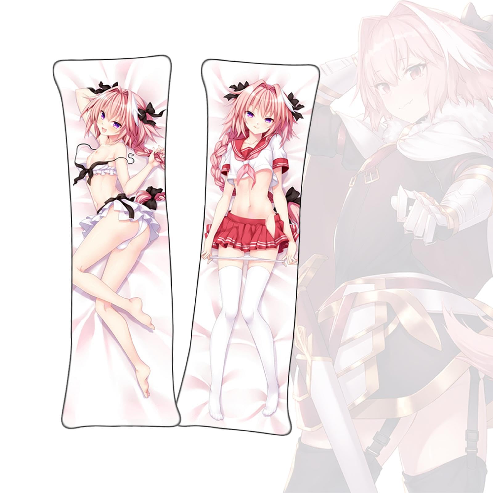 Dakimakura Fate/Grand Order Astolfo Anime Body Pillow Cover Dakimakura Short Plush Throw Pillowcase