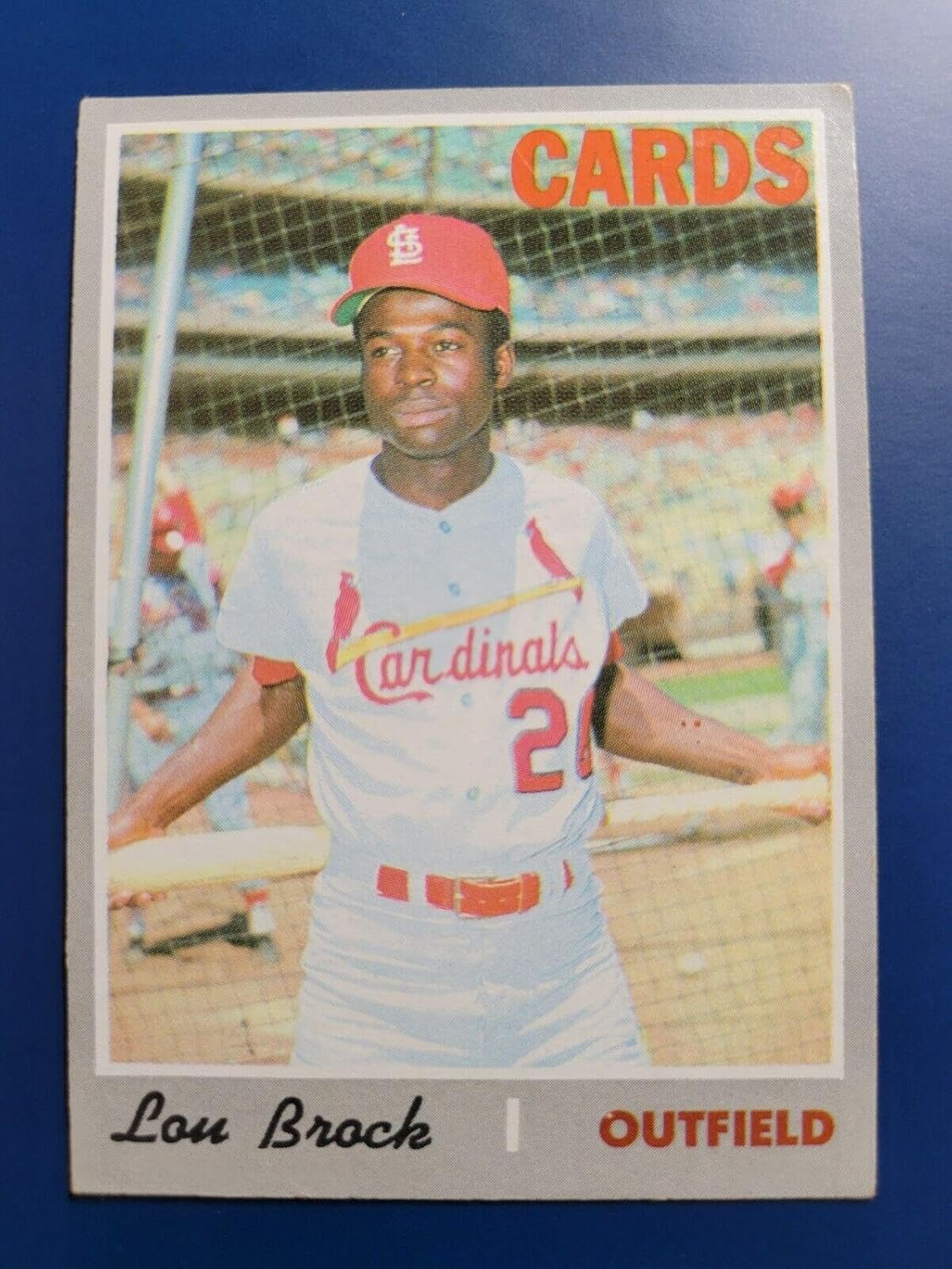 Lou Brock 1970 TOPPS BASE SET #330 ST LOUIS CARDINALS! - Baseball Cards