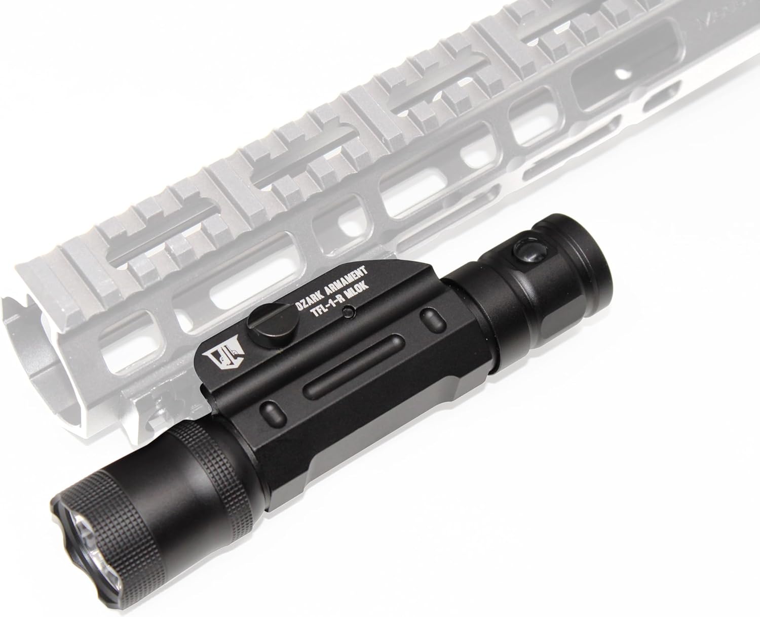 OZARK ARMAMENT Rifle Light Picatinny Flashlight - Rifle Mounted Flashlight - Tactical Flashlights for Rifles, (MLOK)