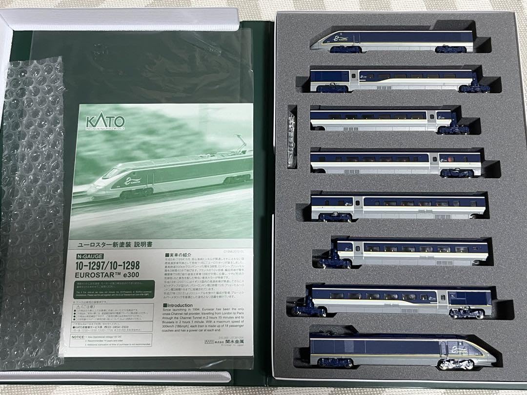 新同品 カトーユーロスター12両セット、基本8両、増結4両セット