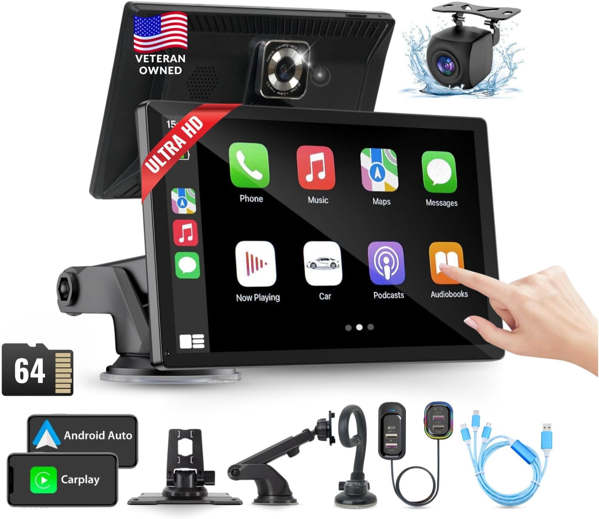 Spedal 860 Wireless Apple CarPlay & Android Auto with 4K