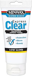 40802 6-Ounce Clear Low Gloss Color Wiping Stain and Finish