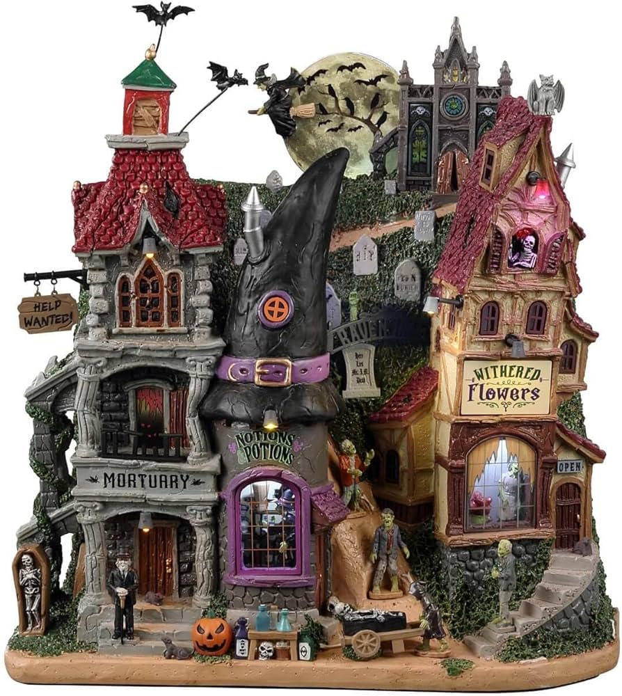 Amazon.com: Lemax 25919 Spooky Town Facade: Raven Hill : Home Amazon.com: Lemax 25919 Spooky Town Facade: Raven Hill : Home