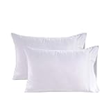 Lane Linen 100% Organic Cotton Pillow Cases Queen Size Set of 2 (20