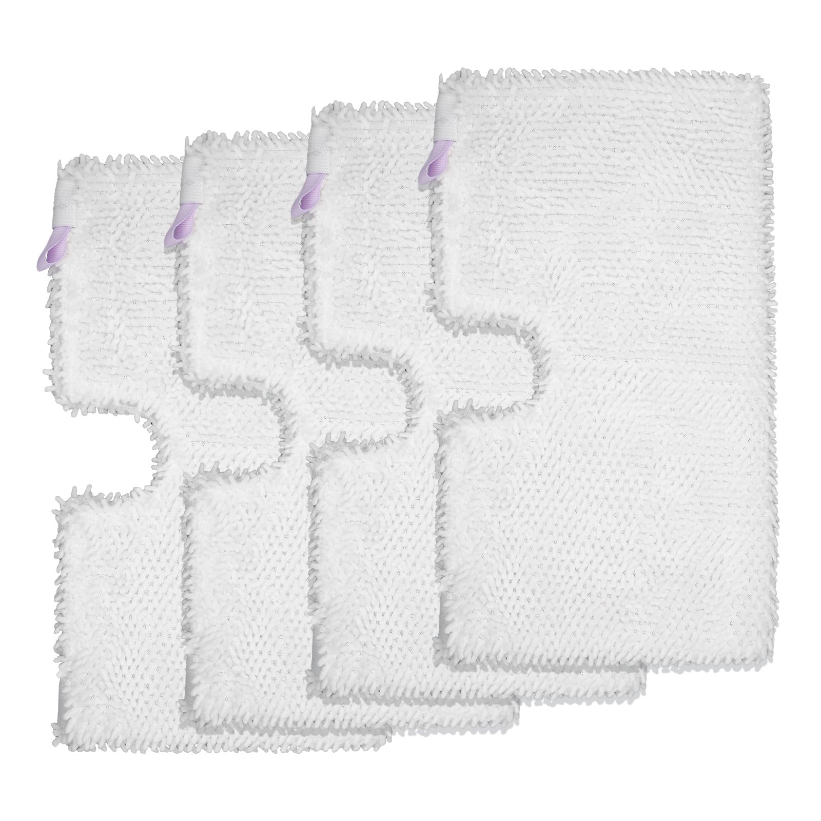 4 PCS Replacement Steam Mop Pads for Shark Steam Mop Pads Compatible with S3500 Series S3501 S3601 S3550 S3901 S3801 SE450 S3801CO S3601D