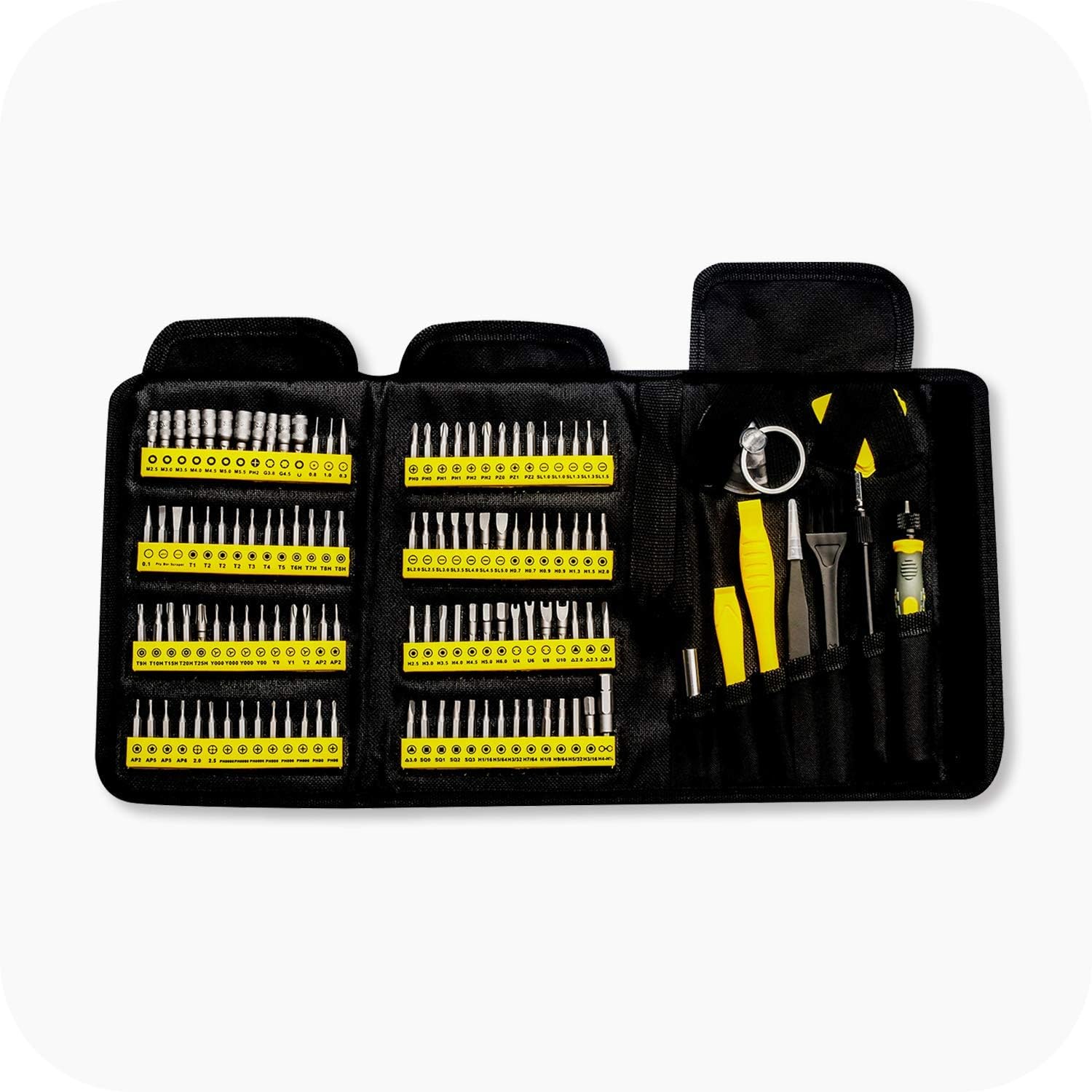 KER 126 in 1 Precision Screwdriver Set with Magnetic Driver Kit, Electronics Repair Tool Kit for Repair Computer, Cell Phone, Laptop, iPad, Watch, Tablet, PC, MacBook, Xbox, Game Console