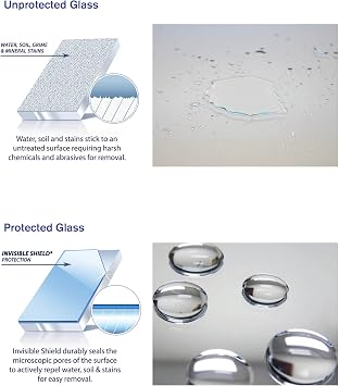 Invisible Shield Glass Shield PROTECTIVE Glass & Surface Coating: for Shower, Solar and More! 12 Pack