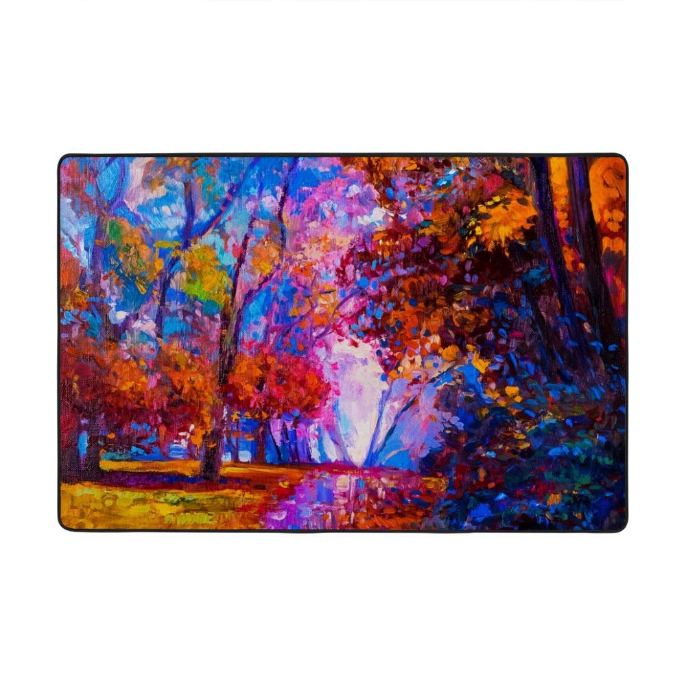 Tapis antidérapant pour intérieur lavable, idéal salon et cuisine