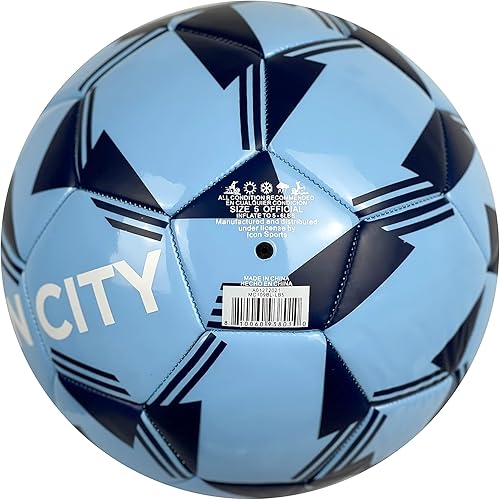 Miniatura 6 de Balón de fútbol de Manchester City #4, con licencia M. City Ball (tamaño 4)
