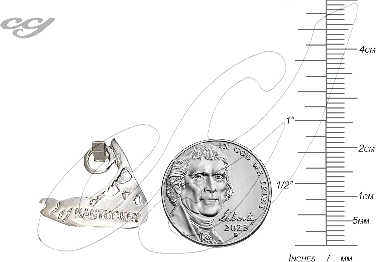 Cape Cod Jewelry-CCJ Nantucket Island Bracelet Latch Cuff