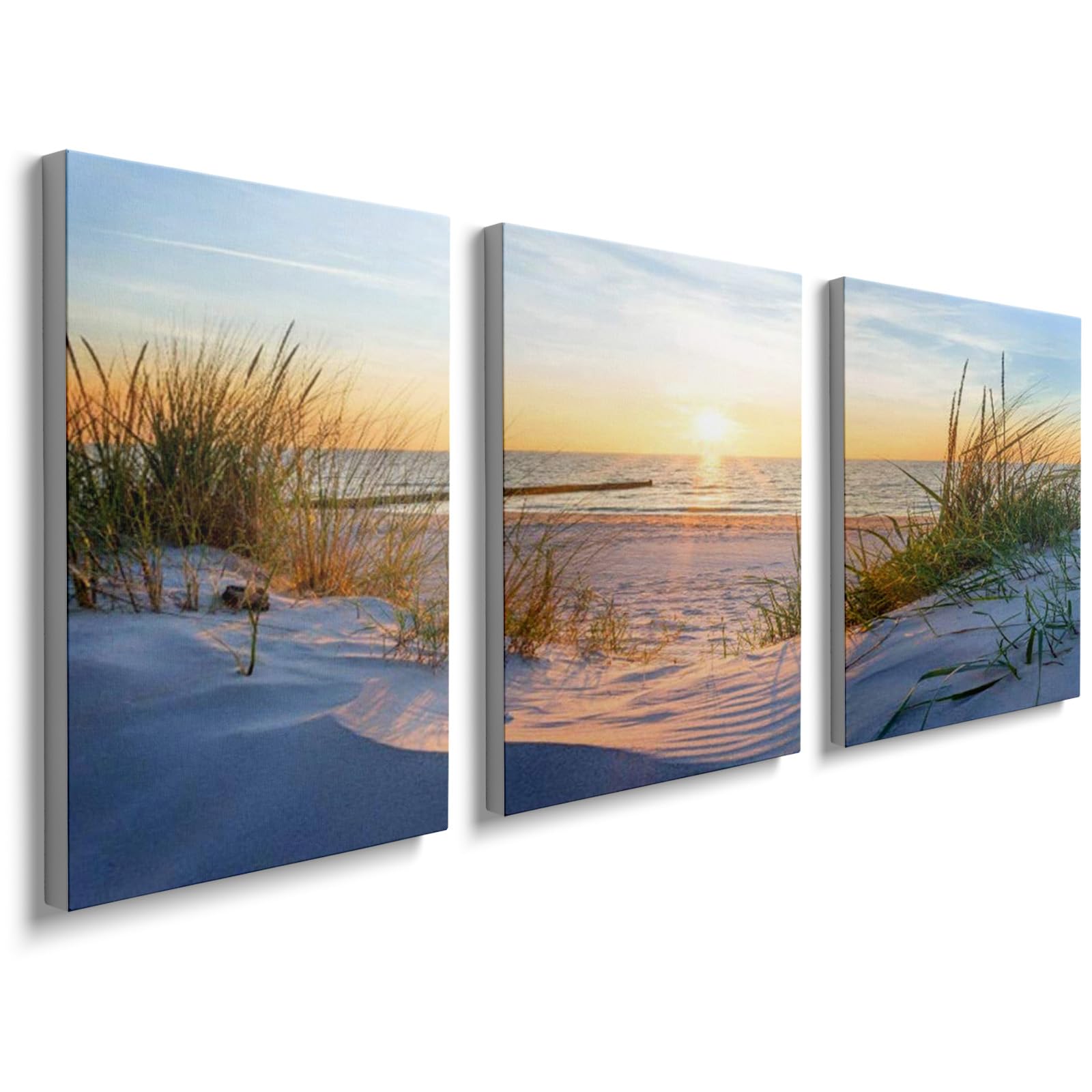prinfantasy Wall Decor Fashion Picture Walls Arts Fashionable Pictures Strand Sunset Home Decorations Landscape Prints Paintings For Bedroom Bathroom Decor 1101