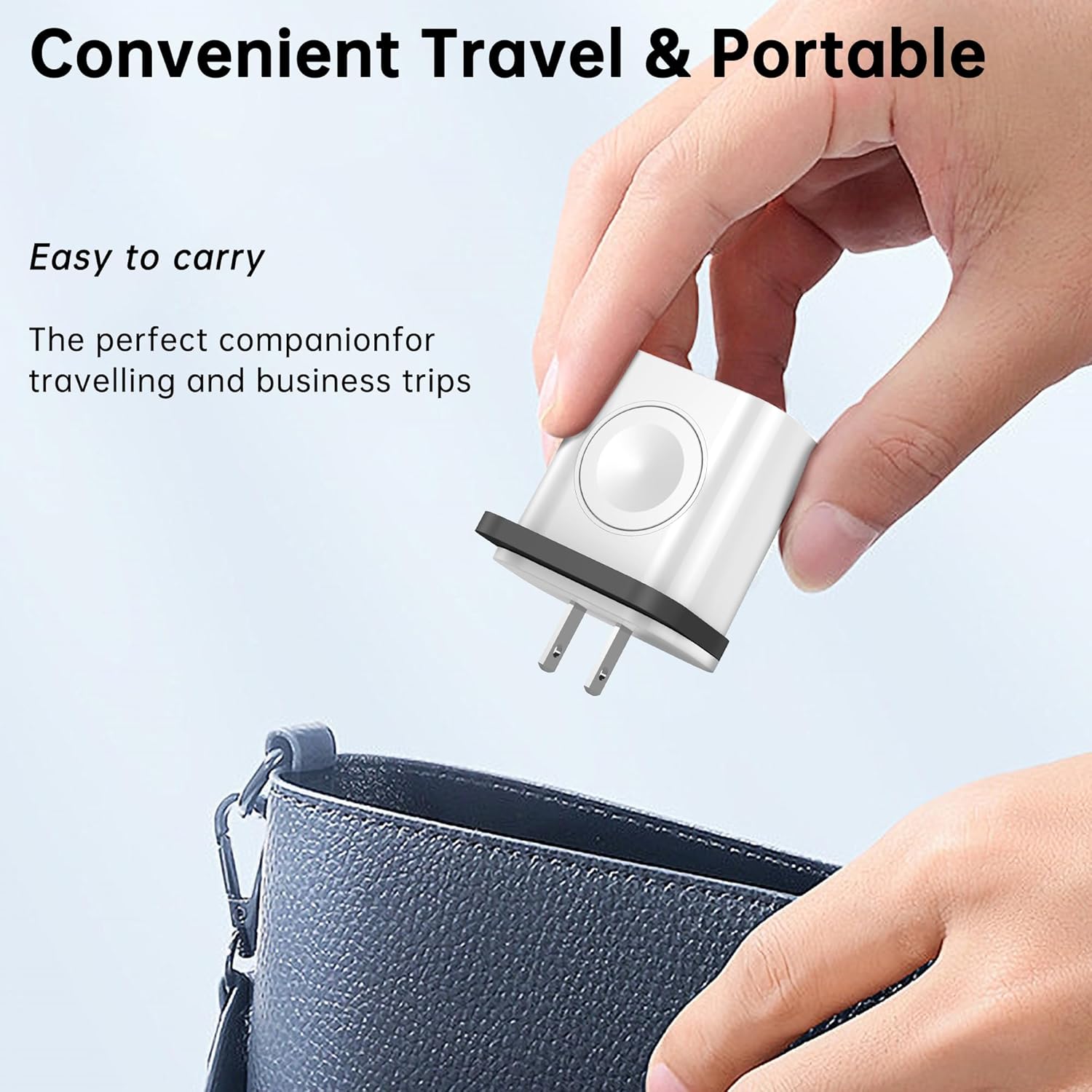 3-in-1 Charger for Apple Watch,PD 25W Dual Port Wall Charger Block for iPhone,USB C Fast Charging,Travel Essential Charge for iWatch Ultra/SE/10/9/8/7,iPhone Series 17/16/15/14,Android (White) - Image 7