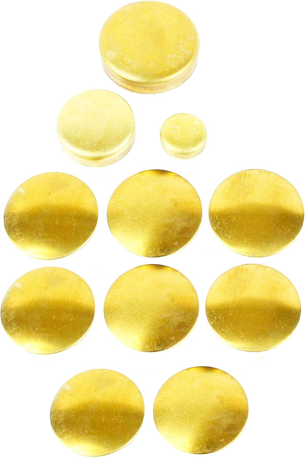 DNJ FPS957 Brass Freeze Plug Set for 1991-1997 Toyota Previa 2.4L L4 16V DOHC 2438cc