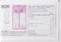 Vista 2 de Simplicity UV5628OS Kit de patrón de costura para caftan vintage de moda de los 1970 para mujer, código 5628, tallas 8-40