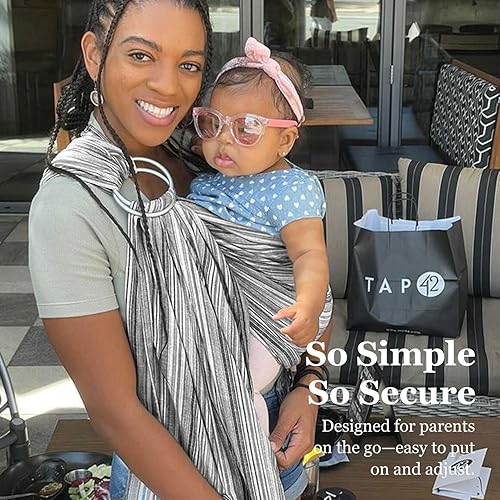 Miniatura 8 de Portabebés de algodón suave, portabebés de algodón suave para recién nacidos a niños pequeños, portabebés para padres de talla grande, regalo