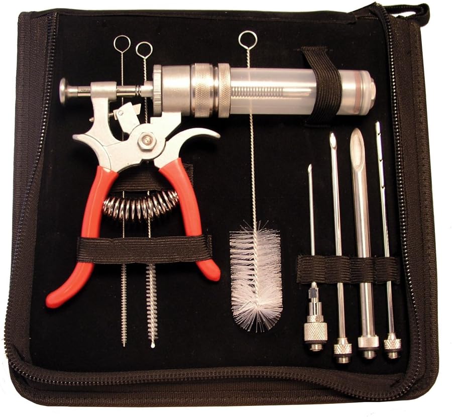 The SpitJack Magnum Meat Injector Gun - Complete Kit with Case