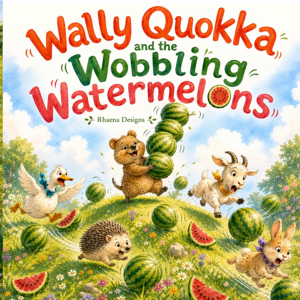 Wally Quokka and the Wobbling Watermelons: A Silly Animal Adventure About Friendship, Teamwork, and Watermelon Chaos