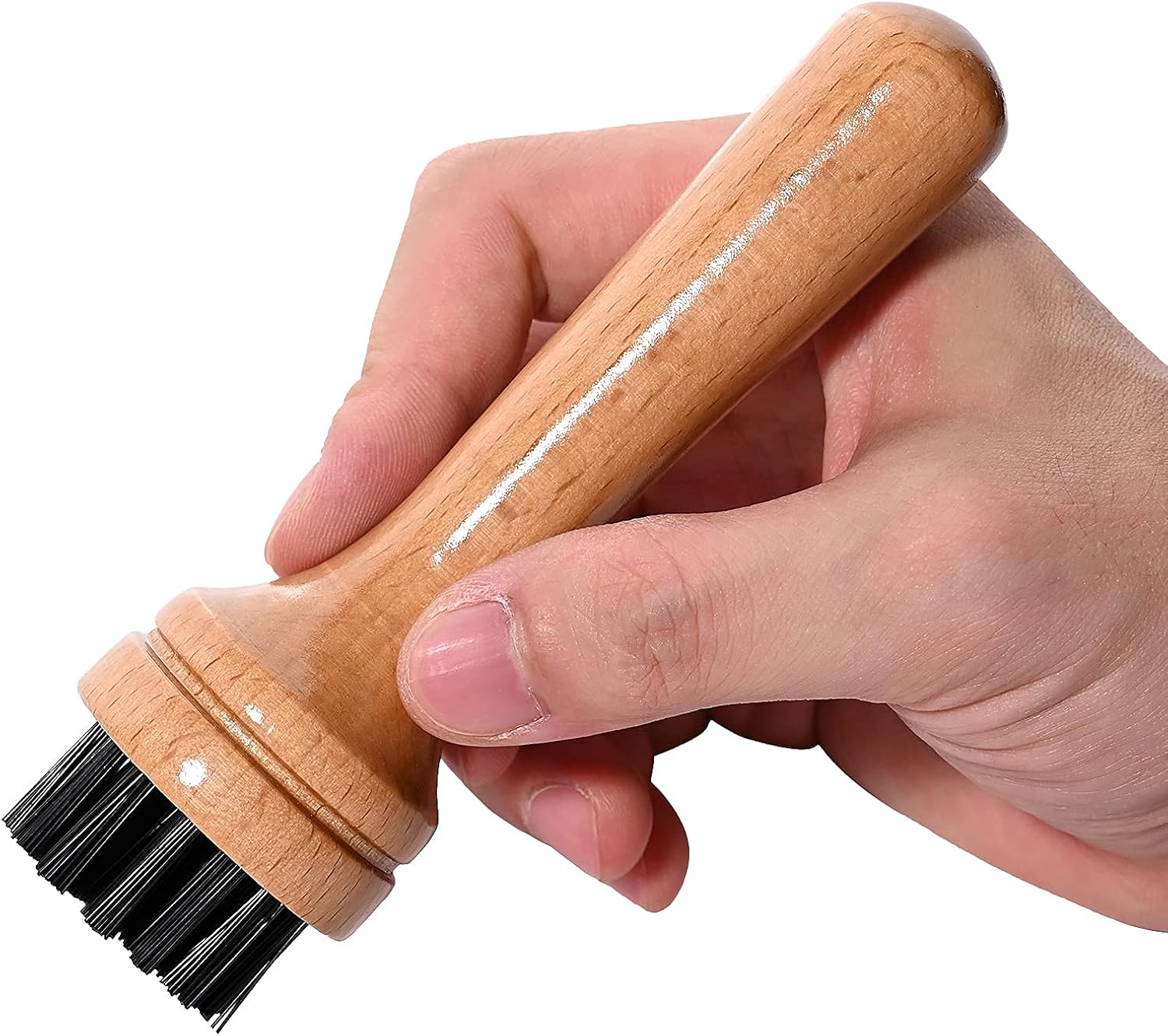 FOSHIO Rivet Brush for Vinyl Wrap, Graphics Reflective Film on Rivets, Wooden Washing and Cleaning Brush, Portable Cleaning Tool Household Items for Home Kitchen Office Car