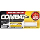 Combat Max Roach Killing Gel for Indoor and Outdoor Use, 1 Syringe, 2.1 Ounce (Pack of 1)