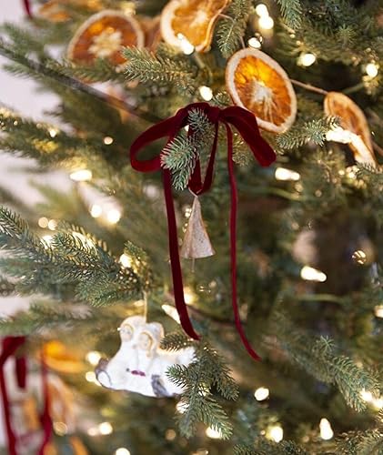 Miniatura 18 de Cinta de terciopelo caqui de 3/8 pulgadas, 25 yardas para árbol de Navidad, envoltura de regalos, ramo de flores, decoraciones de corona