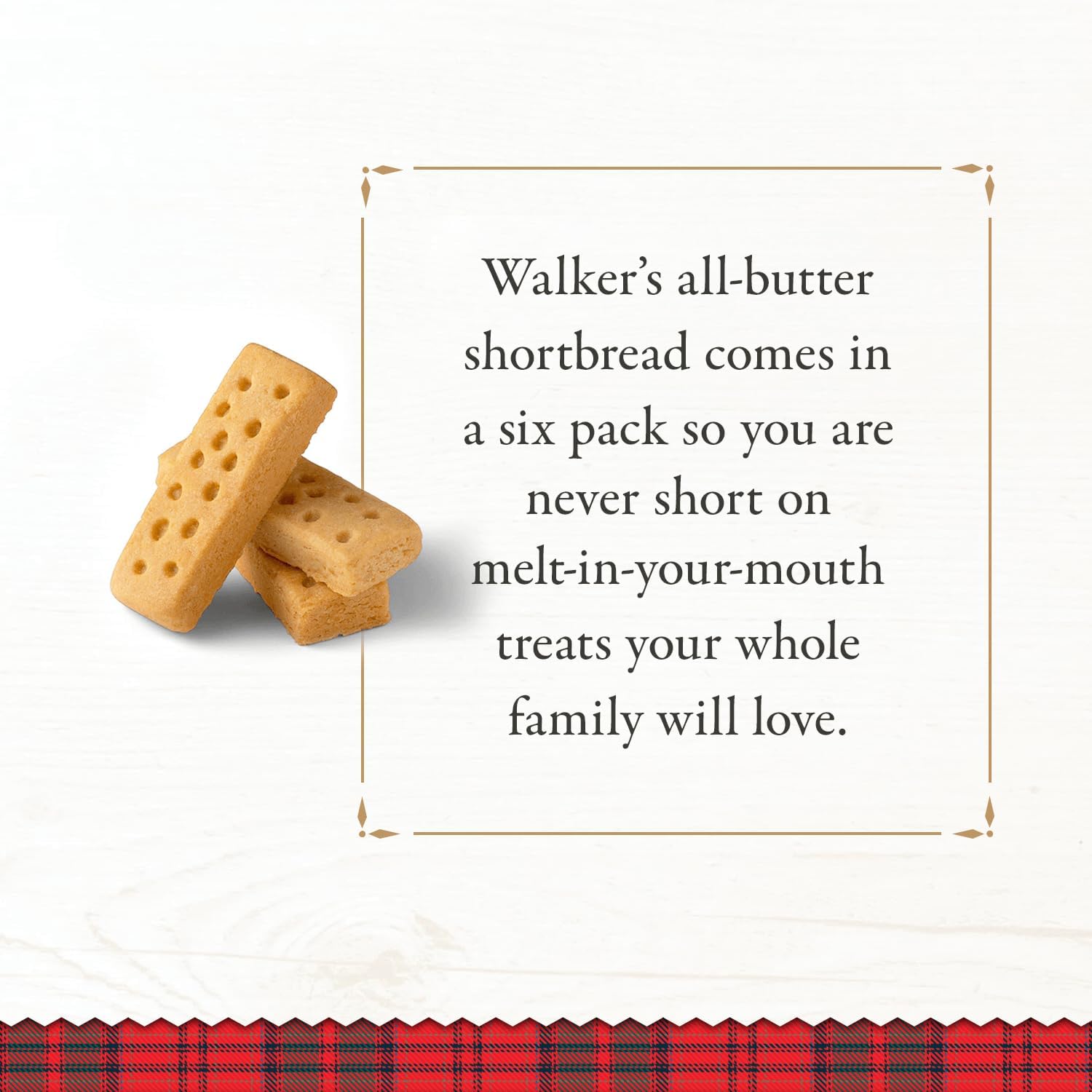 Walkers | Biscotti Inglesi Burro e Sale - 6 Blister | Frollini Burro Scozzese | Biscotti Tradizionali Inglesi