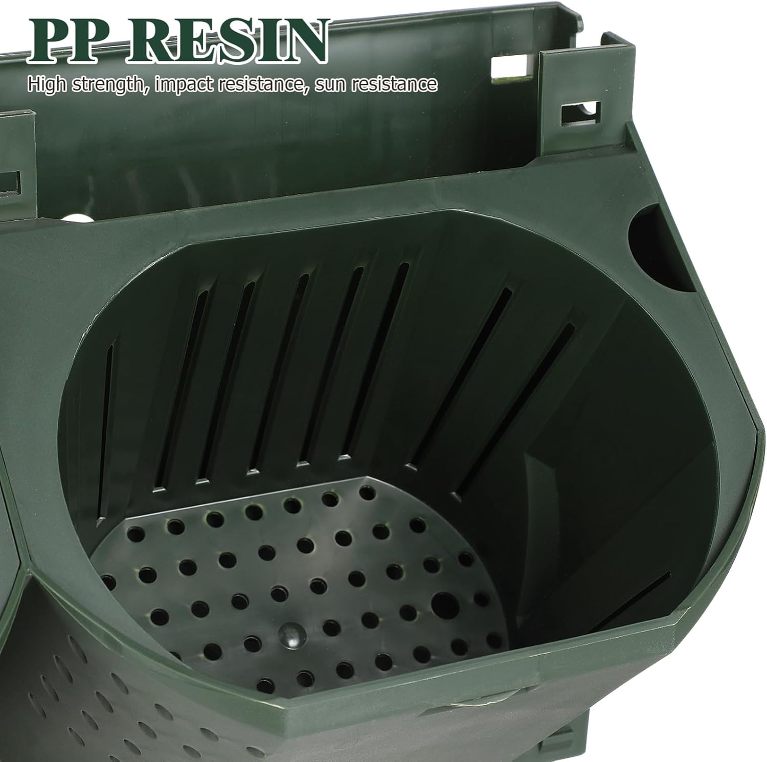 Vertical Wall Planter Pots Stackable Design for Efficient Space Utilization for Gardens Balconies and Apartments Features Drainage to Prevent Overwatering