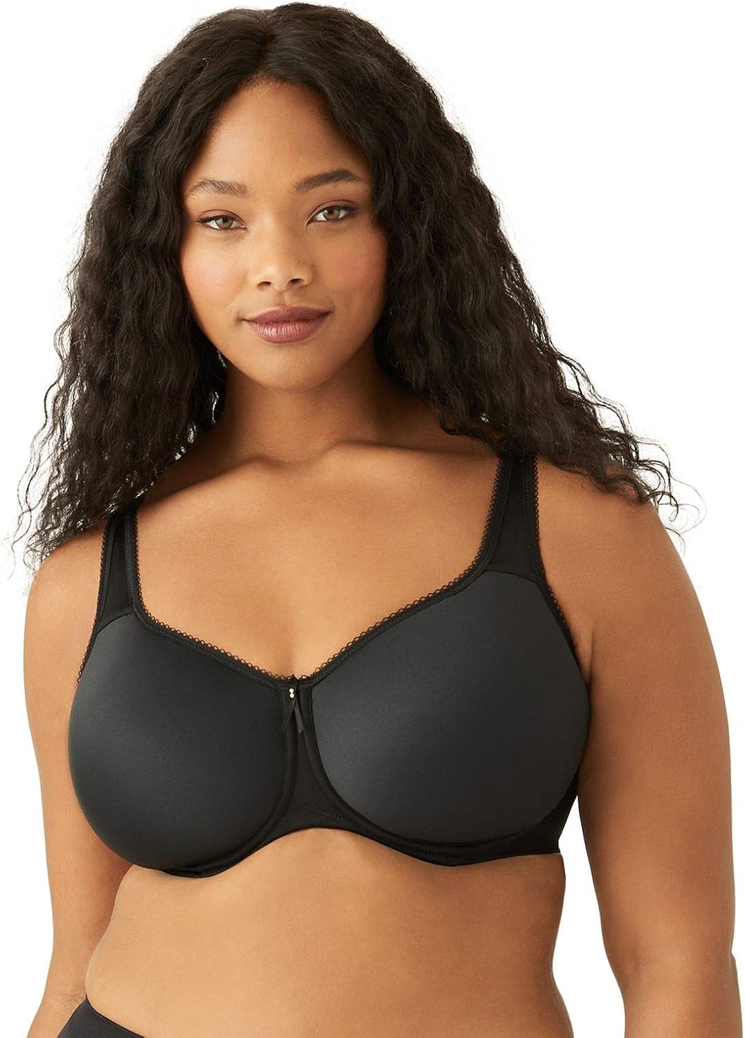 Wacoal Women's Basic Beauty Contour T-Shirt Bra 42C Black
