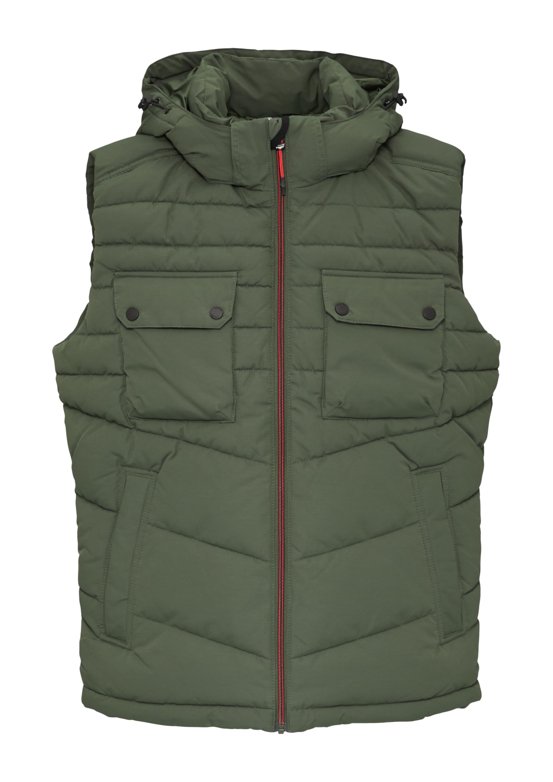 s.Oliver Quilted Vest with Removable Hood
