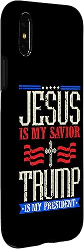 Miniatura 9 de iPhone 7 Plus8 Plus Jesus Is My Saviour Trump Is My President Pro Trump Estuche de regalo