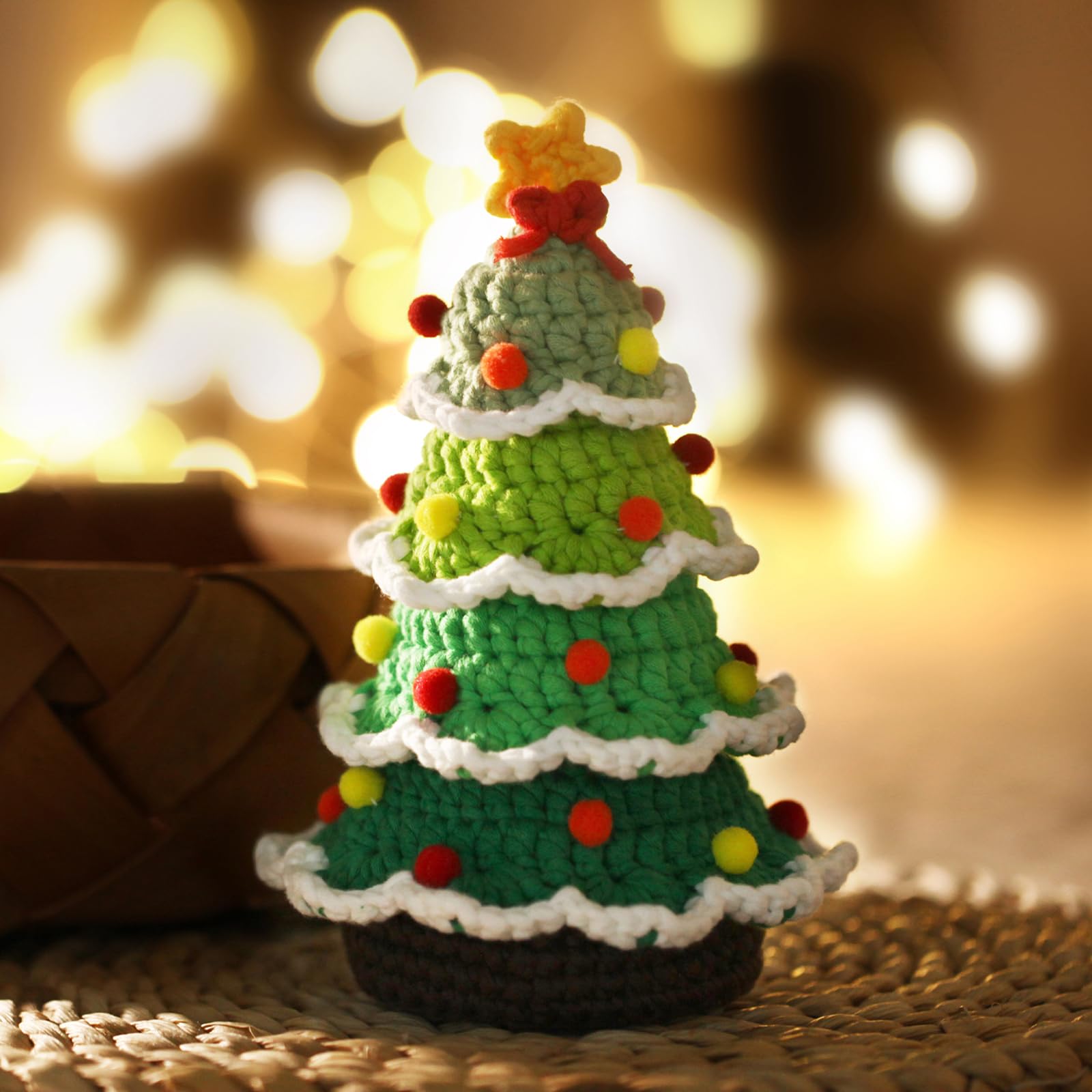 Beginner Crochet Christmas Tree Kit - FREE SHIPPING -6