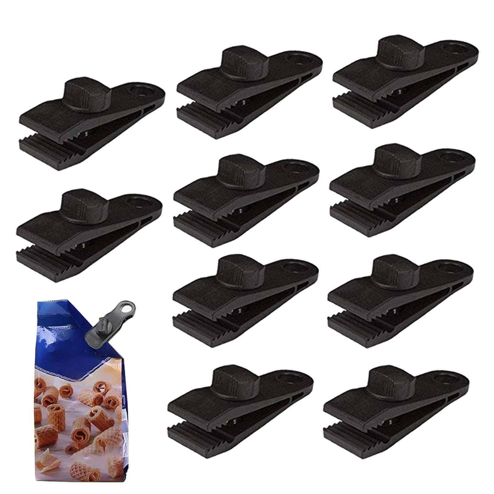 Paodduk Tarp Clips Heavy Duty Lock Grip,Waterproof Canopy Clamps Camp Awning Clips | Heavy-Duty Boat Cover Clips Sunshade Clips for Tarpaulins Car Covers Awnings