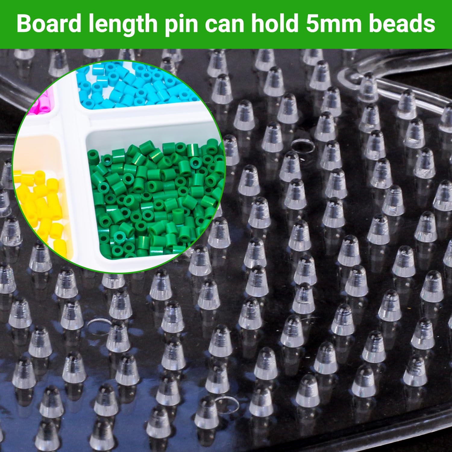RNHDLY 15 Pieces Fuse Beads Pegboards 5mm Fuse Beads Boards - Image 3