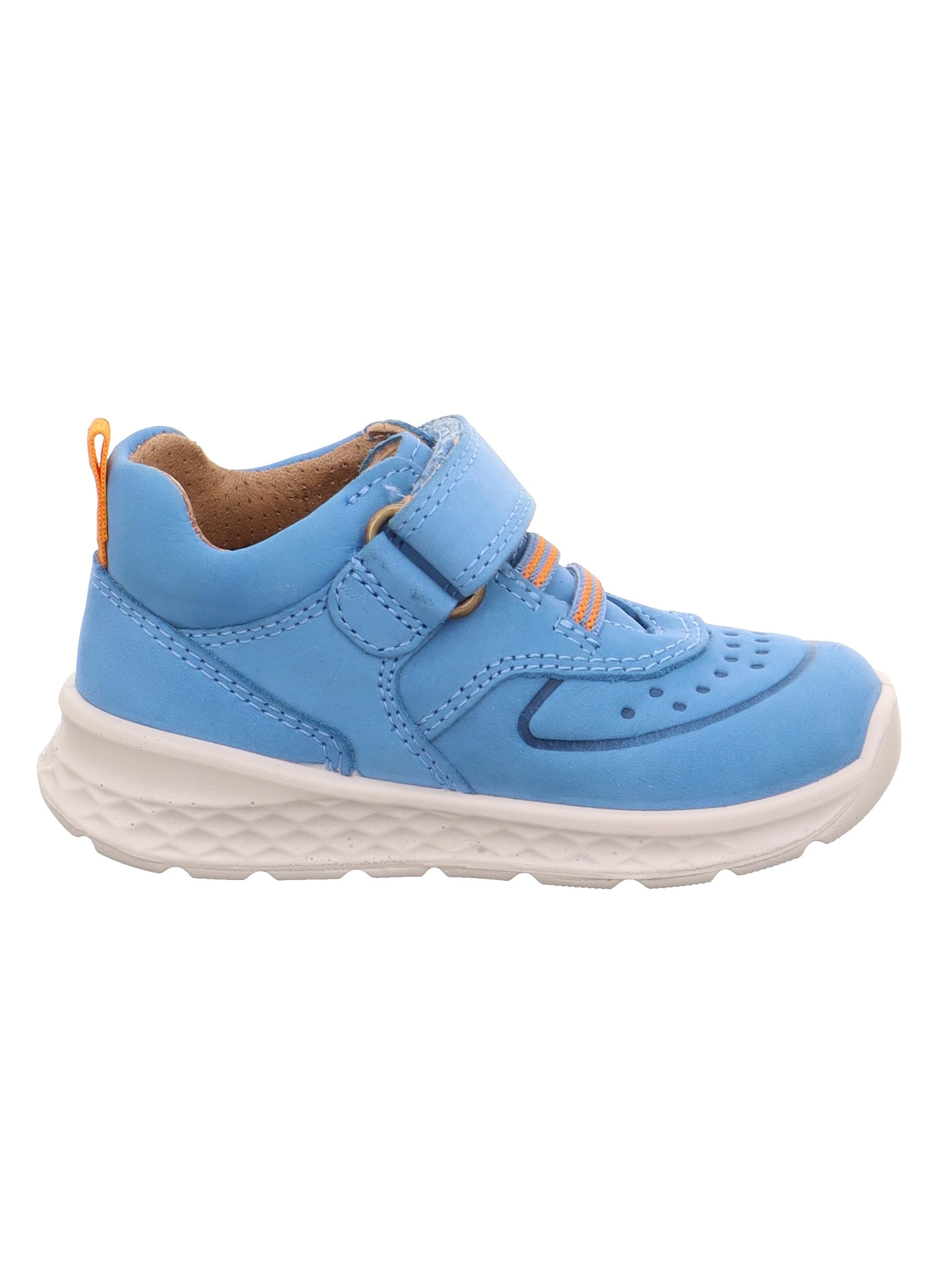 Superfit Jungen Ankle Boots Breeze, Baby und Kleinkinder Stiefeletten, Weite: M IV, lose Einlage, Kurzstiefel, HELLBLAU/ORANGE (400), 22 EU