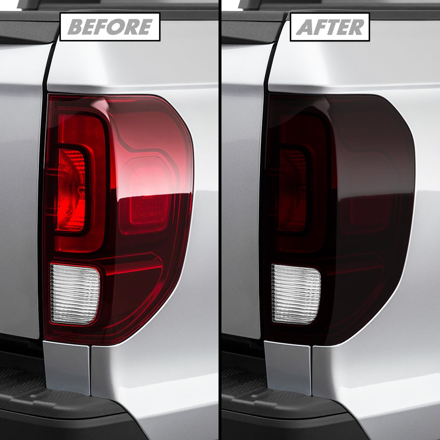 SlickMod PreCut Vinyl Smoke Tint for 20172023 Honda Ridgeline Tail Light (2