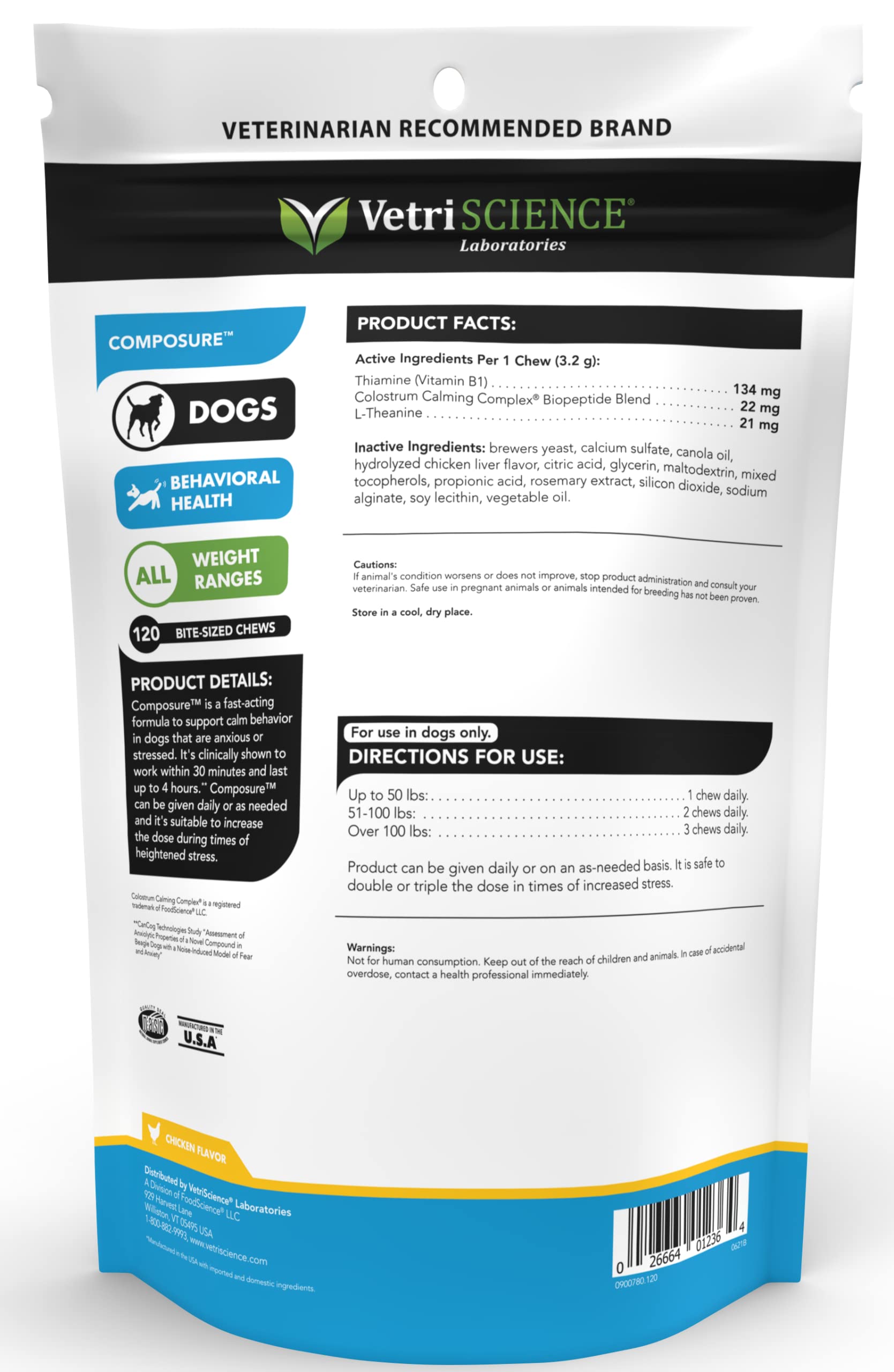 vetriscience composure dogs