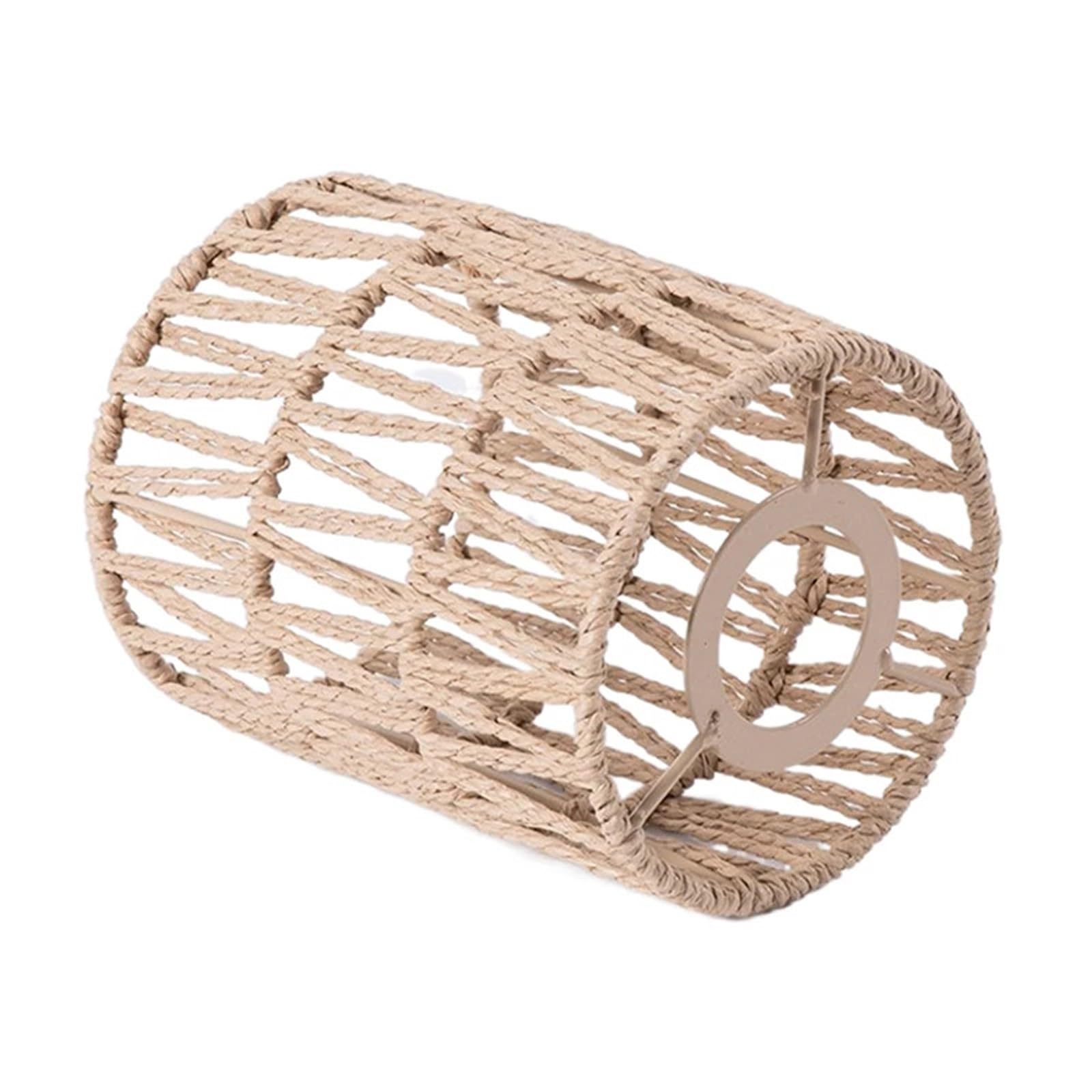 RRYPBOVG Pendant Lights Shade Handwoven Home Decor Ceiling Lamp Woven Lampshade Rattan Pendant 12 * 15cm Shade