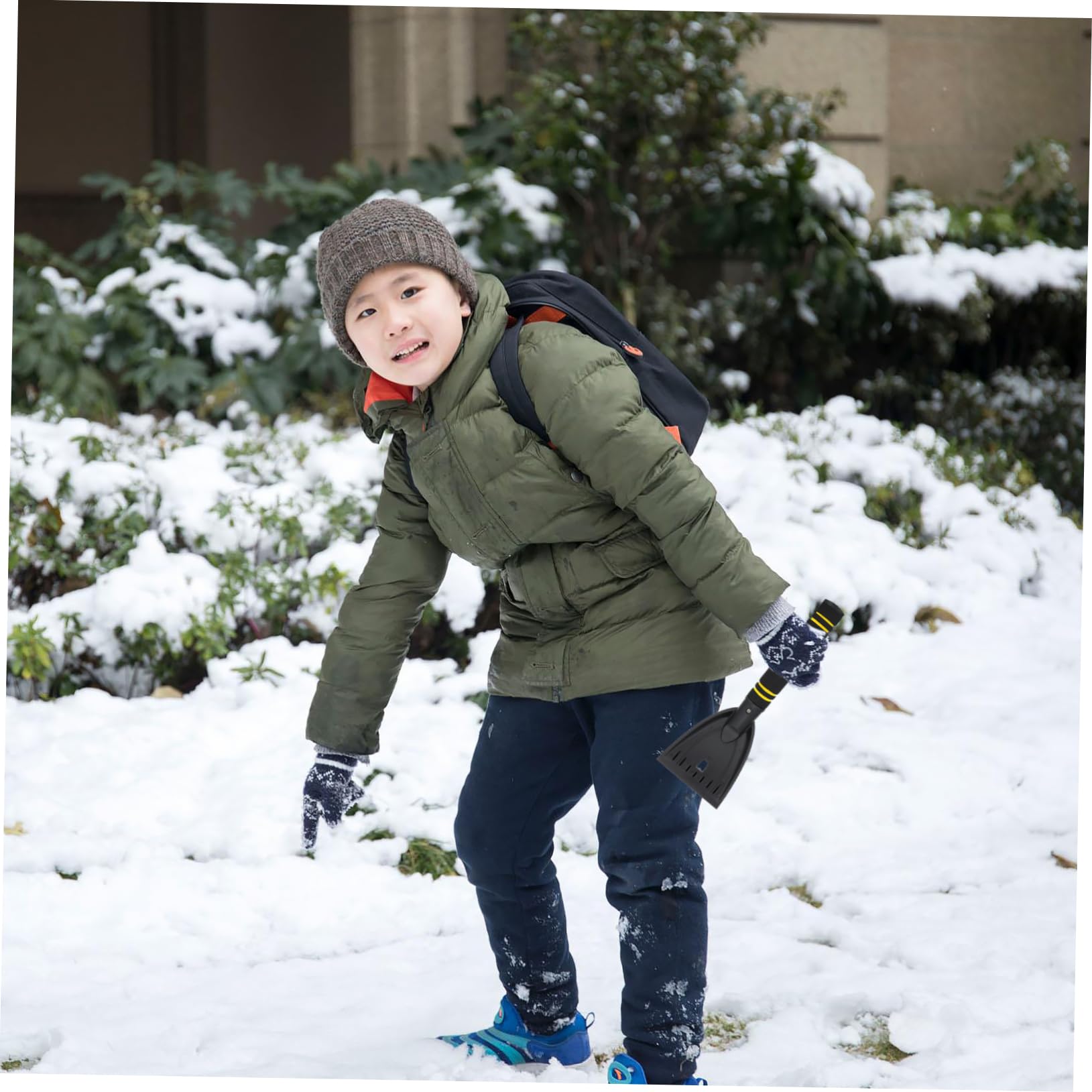 BESPORTBLE Professional Multi Purpose Snow Shovel Durable Frost and Tool for Vehicles Sturdy Design for and Use Winter Conditions