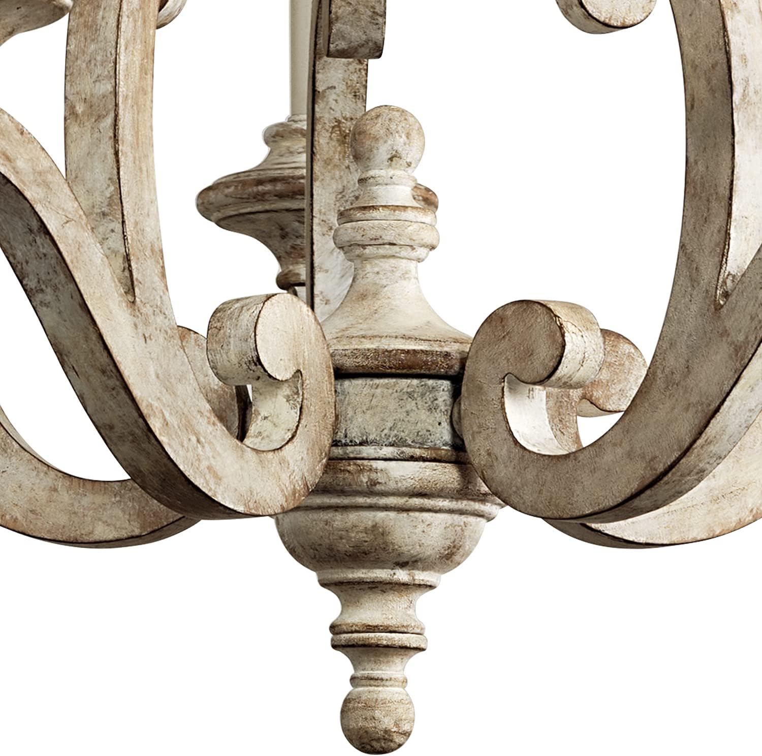 One-Day Sale: Up to 50% Off Kichler Hayman Bay 29.75 5 Light Chandelier in Distressed Antique White