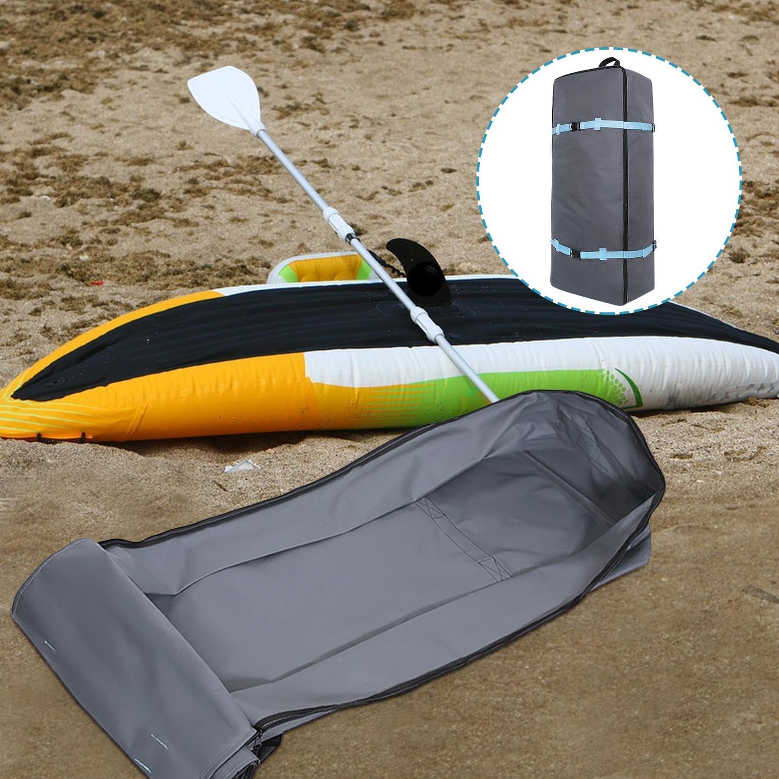 Wasserdichte Tasche für Paddelboard, Aufbewahrungstasche mit Reißverschluss, große Kapazität, tragbare Tragetasche mit Griff, 40 x 20 x 80 cm, Mehrzweck-Aufbewahrungstasche für Surfbretter,