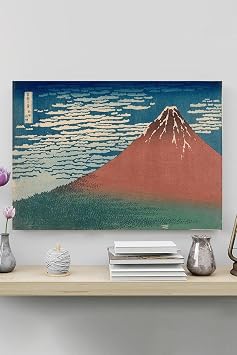 Postermanya pster20028 Fine Wind Clear Morning - Katsushika Hokusai Sanatsal Poster 40 x 60
