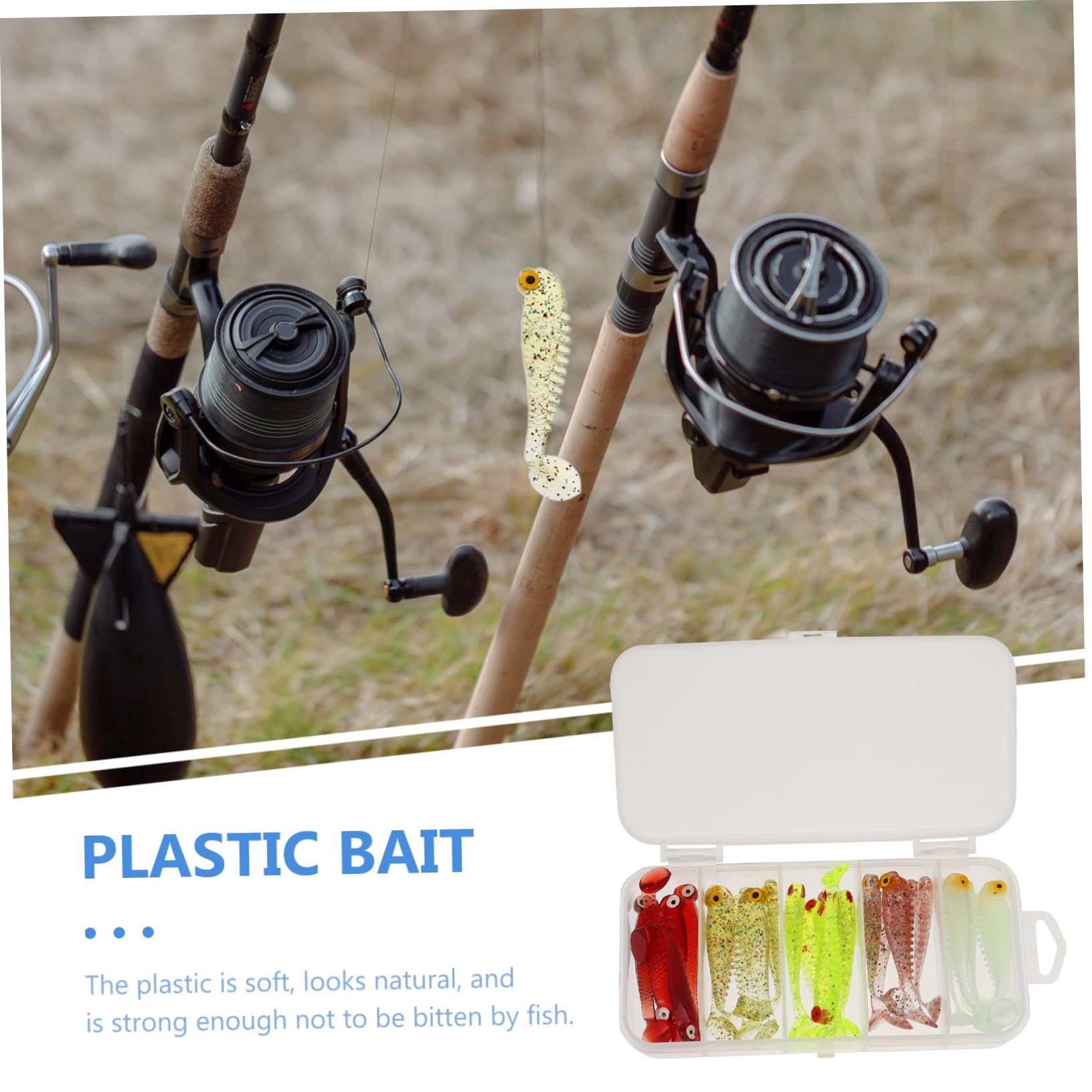 TOYANDONA Leurres De Pêche Artificiels Leurres De Simulation pour Brochets Truites Mini-Appâts Kits De Leurres De Pêche Leurres Bioniques en Plastique Accessoires De Pêche Leurres
