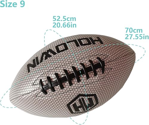 Miniatura 4 de HW HOLOWIN Fútbol holográfico luminoso reflectante para juegos nocturnos y entrenamiento, brilla en la oscuridad, gran regalo de juguete de fútbol