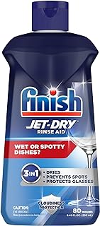 Finish Jet-Dry Rinse Aid, Dishwasher Rinse Agent & Drying Agent, 8.45 Fl Oz (Packaging May Vary)