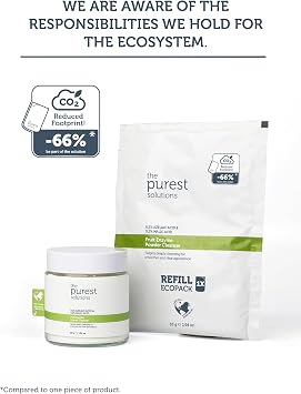 The Purest Solutions Refill Ecological Replacement Package Azelaic Acid And Malic Acid Enzyme Dust Cleaner
