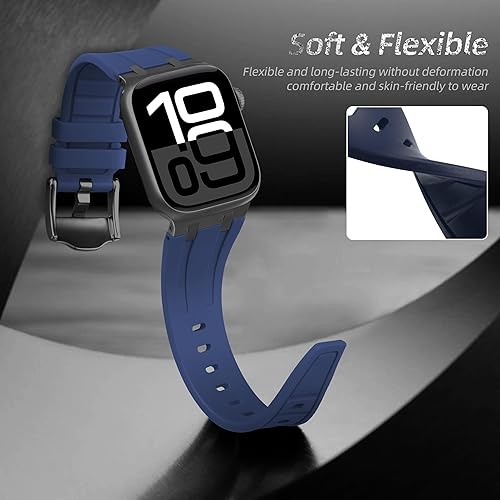 Miniatura 3 de Raycarrey AP - Correas deportivas de lujo para Apple Watch Band Ultra 3/2/1 1.929 in 1.811 in 1.772 in 1.732 in 1.654 in 1.614 in 1.575 in 1.496 in