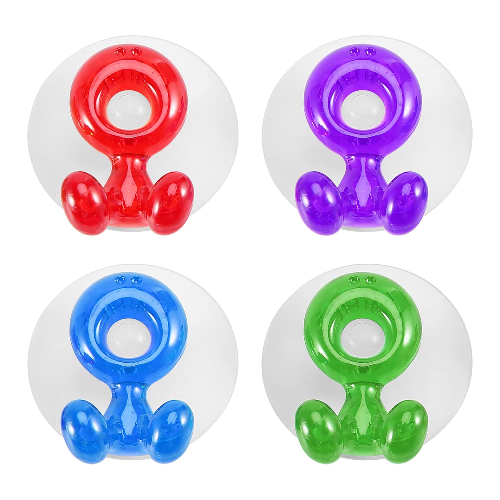 Jufjsfy Toothbrush Holder With Suction Cup Towel Wall Reusable Drill-Free Suction For Kitchen Bathroom Home