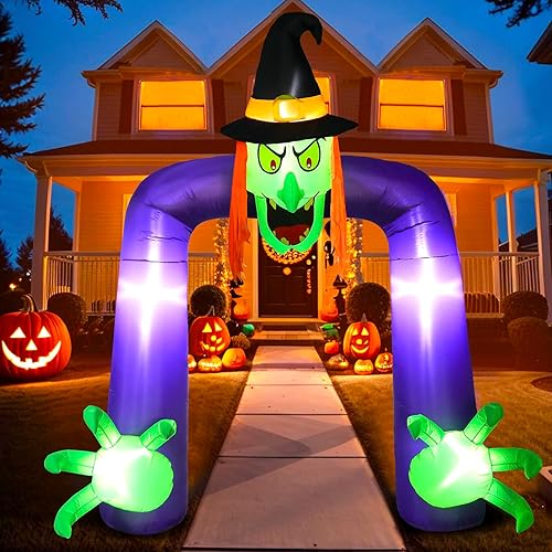 Inflables grandes de Navidad de 13.5 pies para patio al aire libre, Papá Noel inflable en trineo con 3 renos, decoración inflable iluminada para