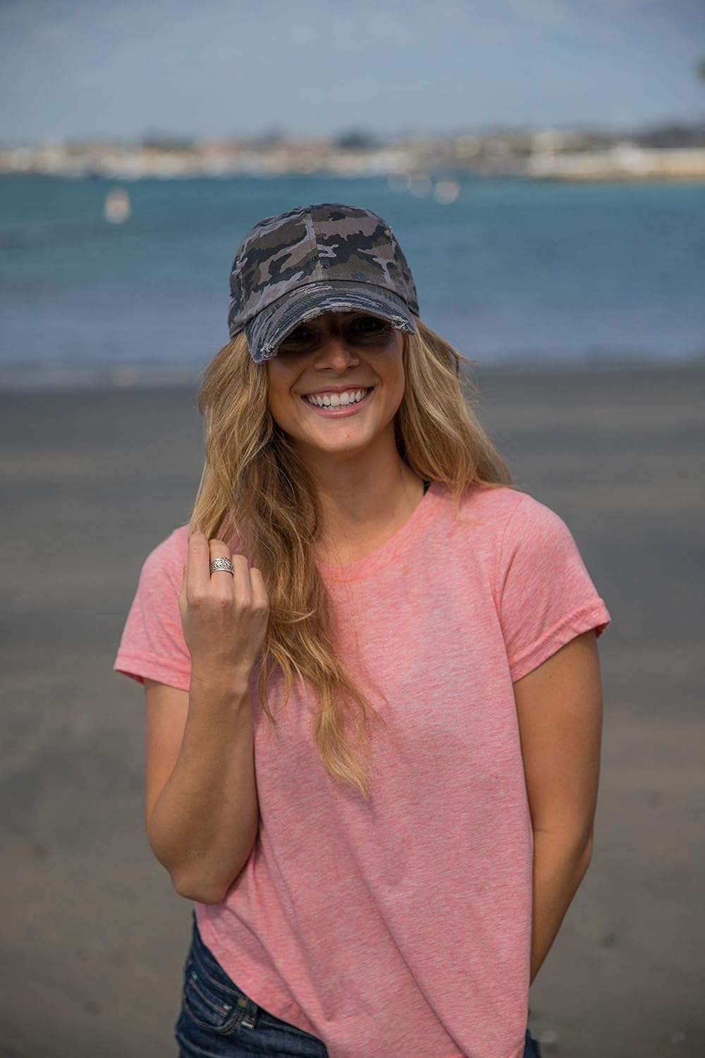 Funky Junque Distressed Baseball Cap - Image 6