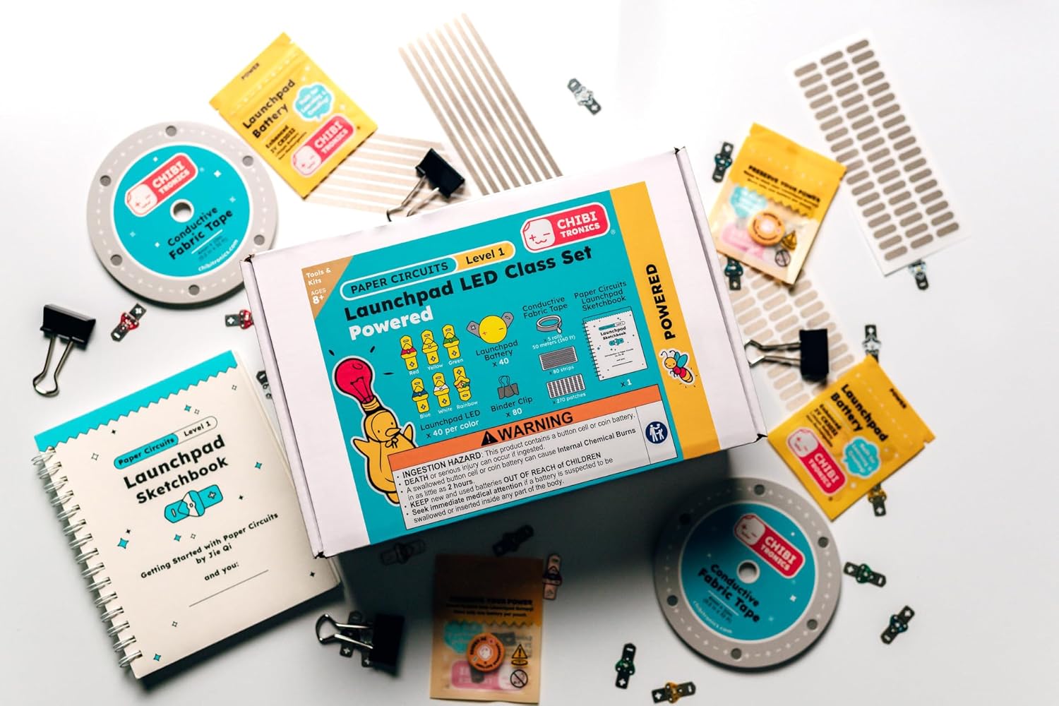 Launchpad LED Class Set - Powered Paper Circuits Level 1