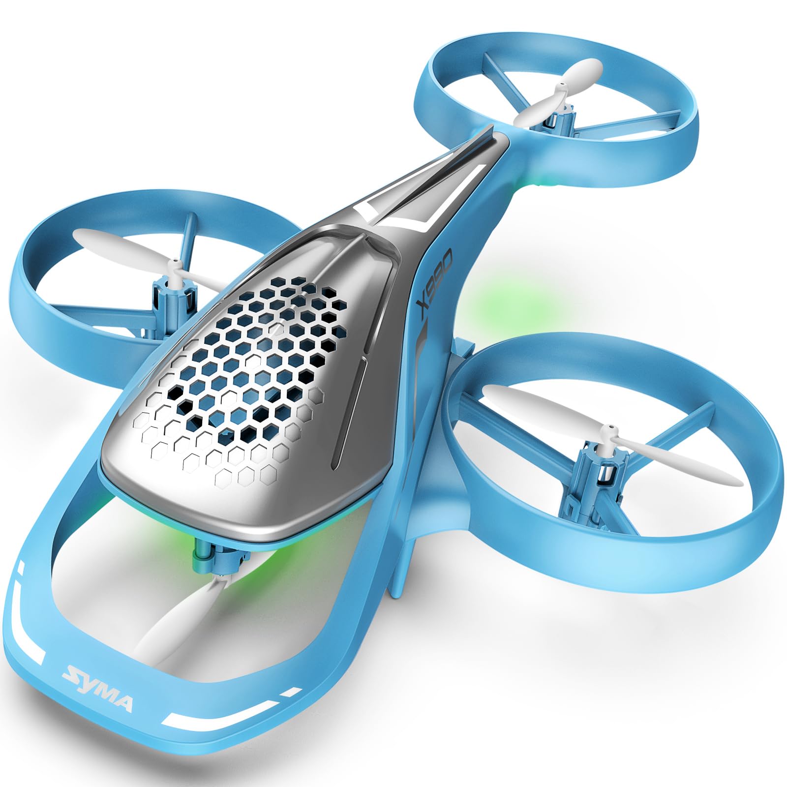 Remote Control Helicopter, X990 RC Helicopter with Thrilling Aerobatic Stunts, Altitude Hold, LED Lights, High & Low Speed, Safe Indoor/Outdoor Toy Gift for Boys and Girls